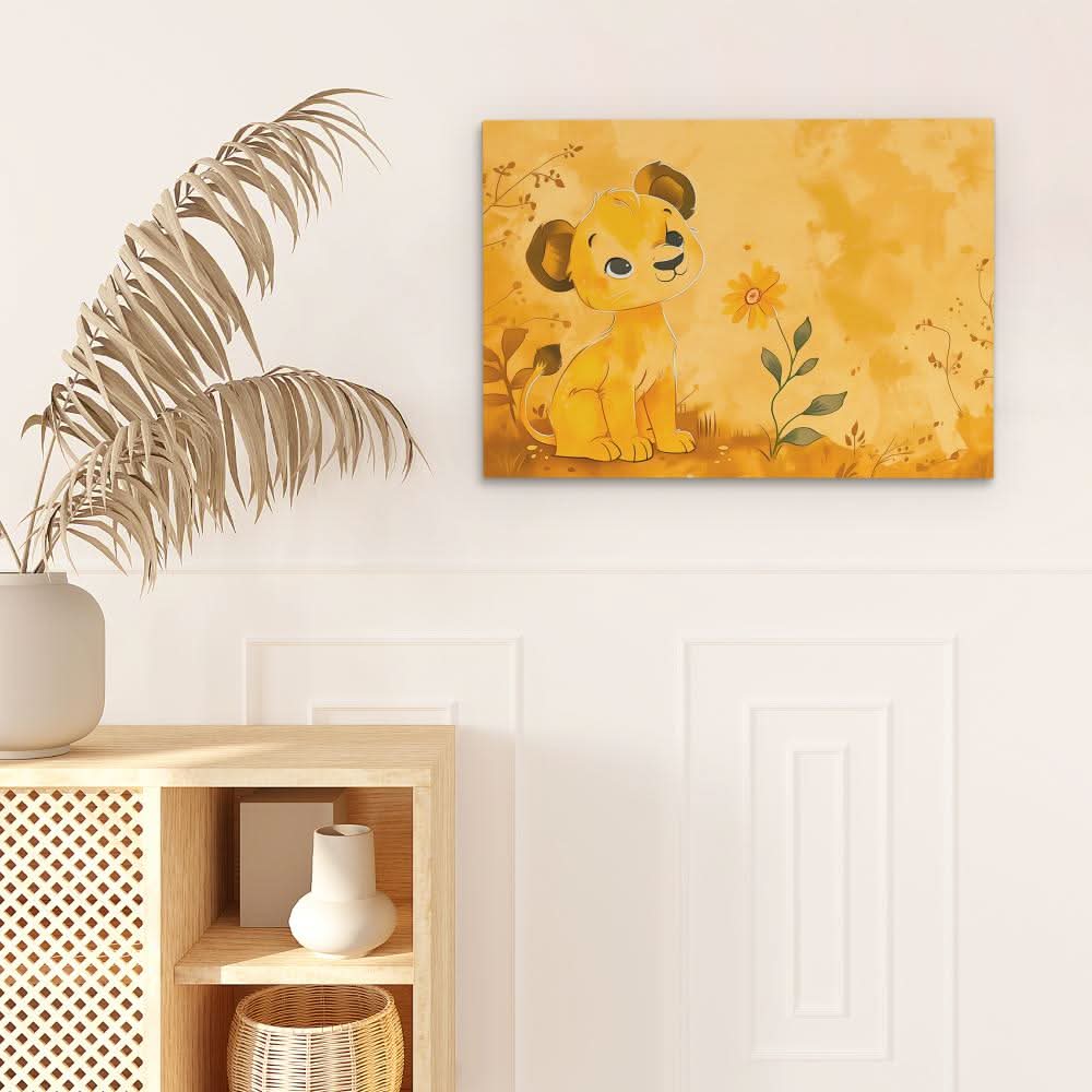Lioness Cub - Large Canvas Print