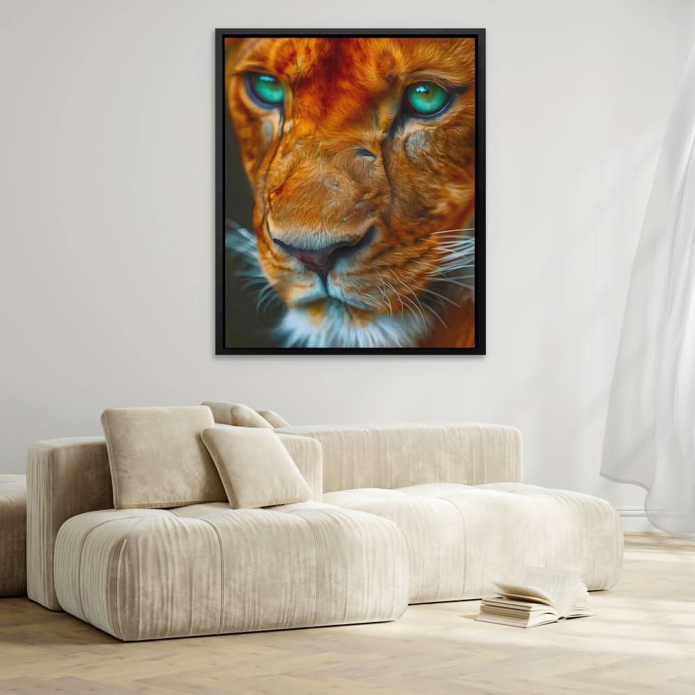 Lioness Eyes - Animals Art for Bedroom