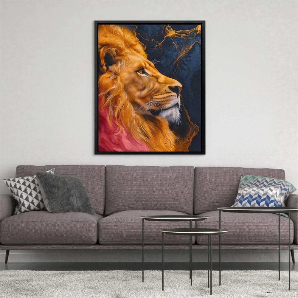 Lion’s Command - Animals Art for Bedroom