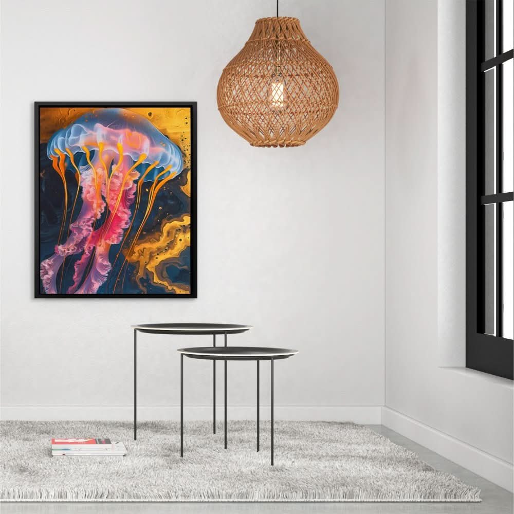 Liquid Jellyfish - Animals Art for Bathroom