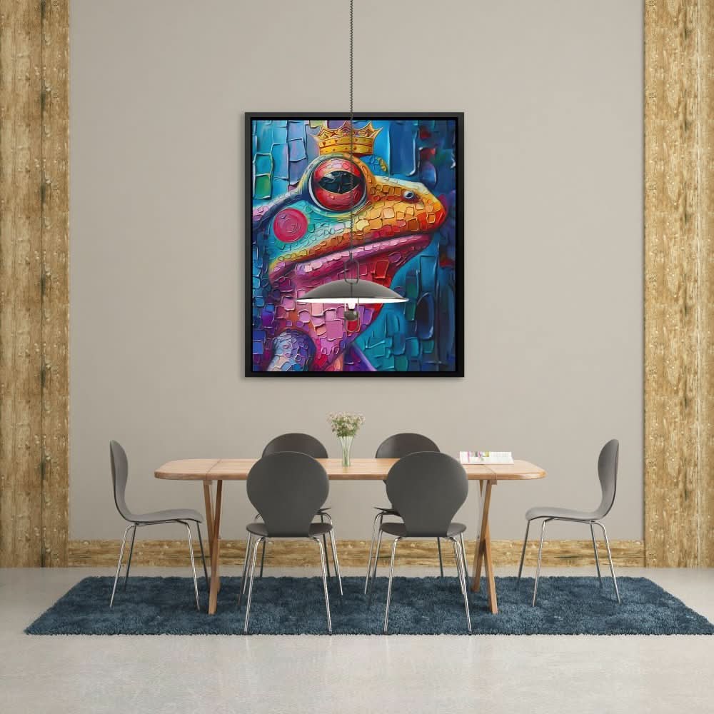 Lord Frog - Large Fantasy Canvas Print