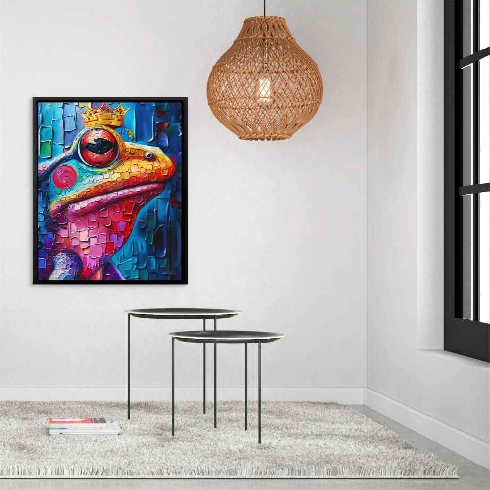 Lord Frog - Colorful Wall Art