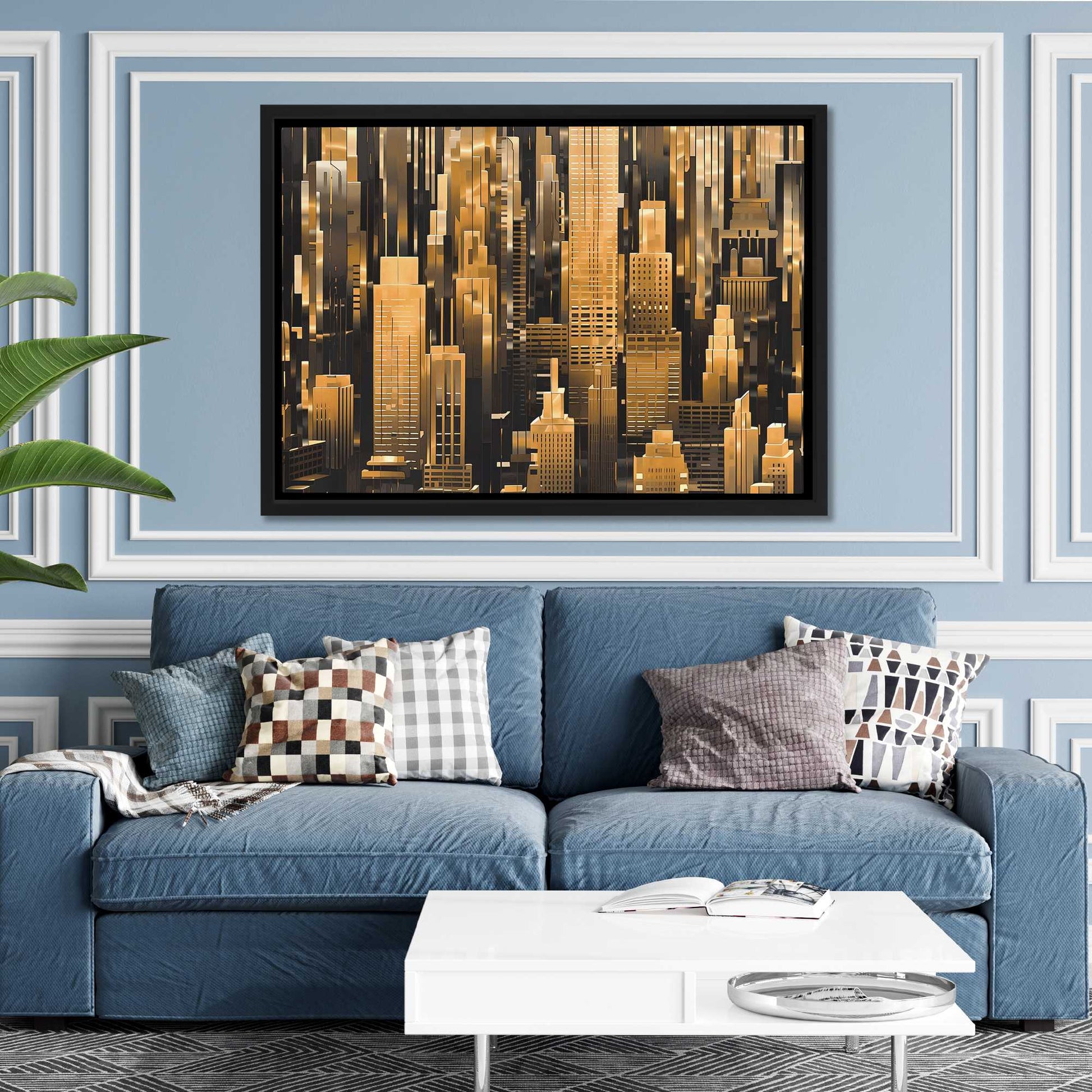 Lost in a City of Gold - Luxury Wall Art