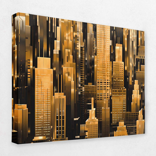 Lost in a City of Gold - Luxury Wall Art