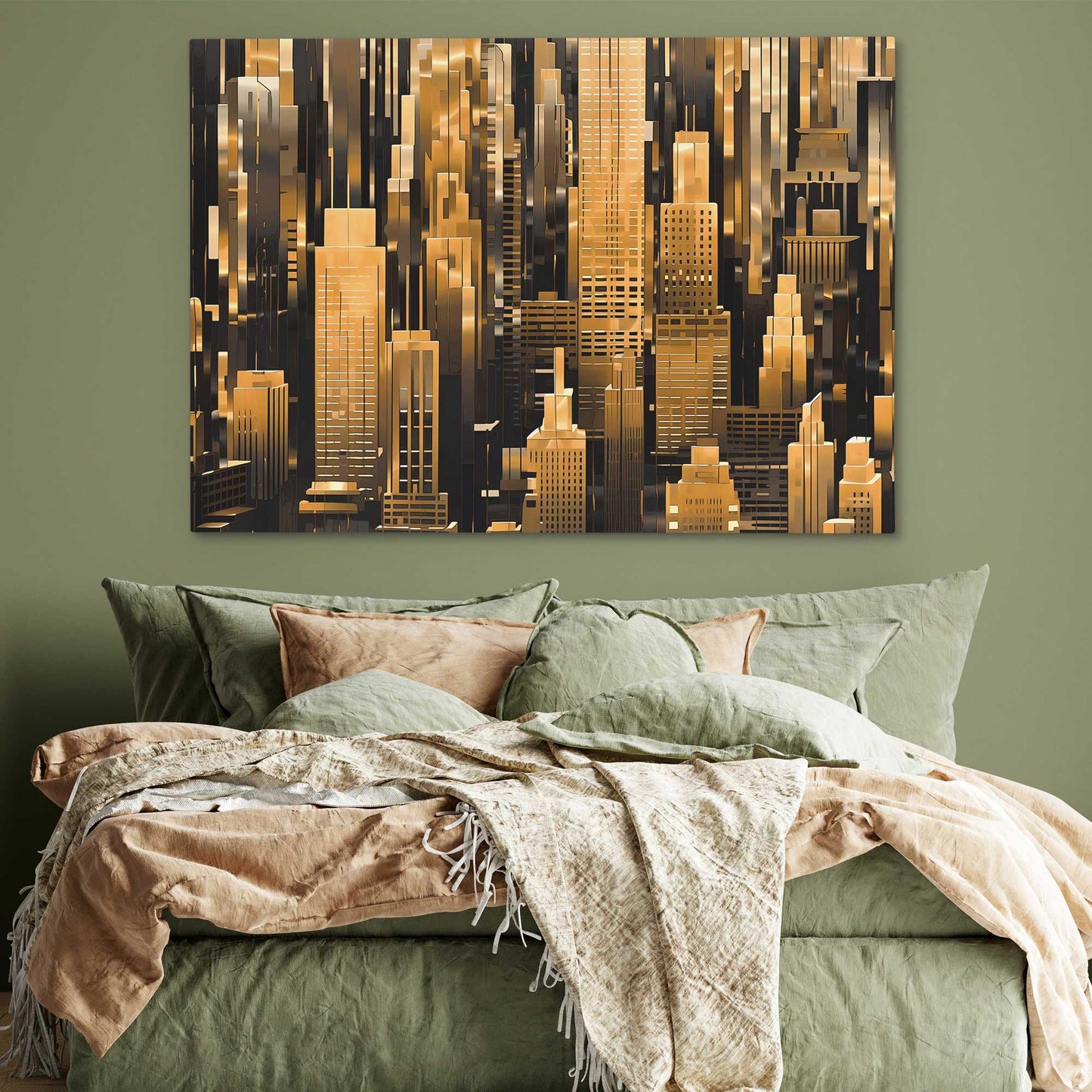 Lost in a City of Gold - Luxury Wall Art