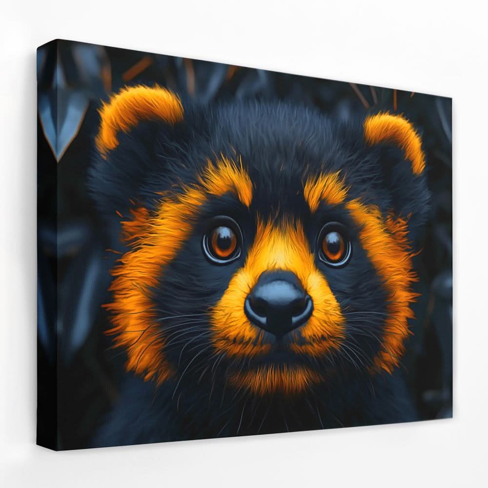 Lovable Furry Animal - Animals Canvas Wall Art