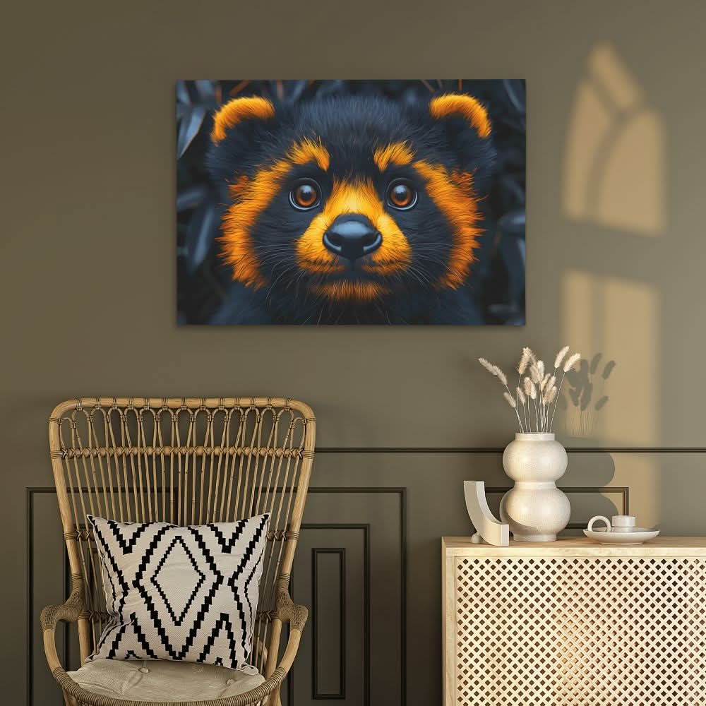Lovable Furry Animal - Large Canvas Print