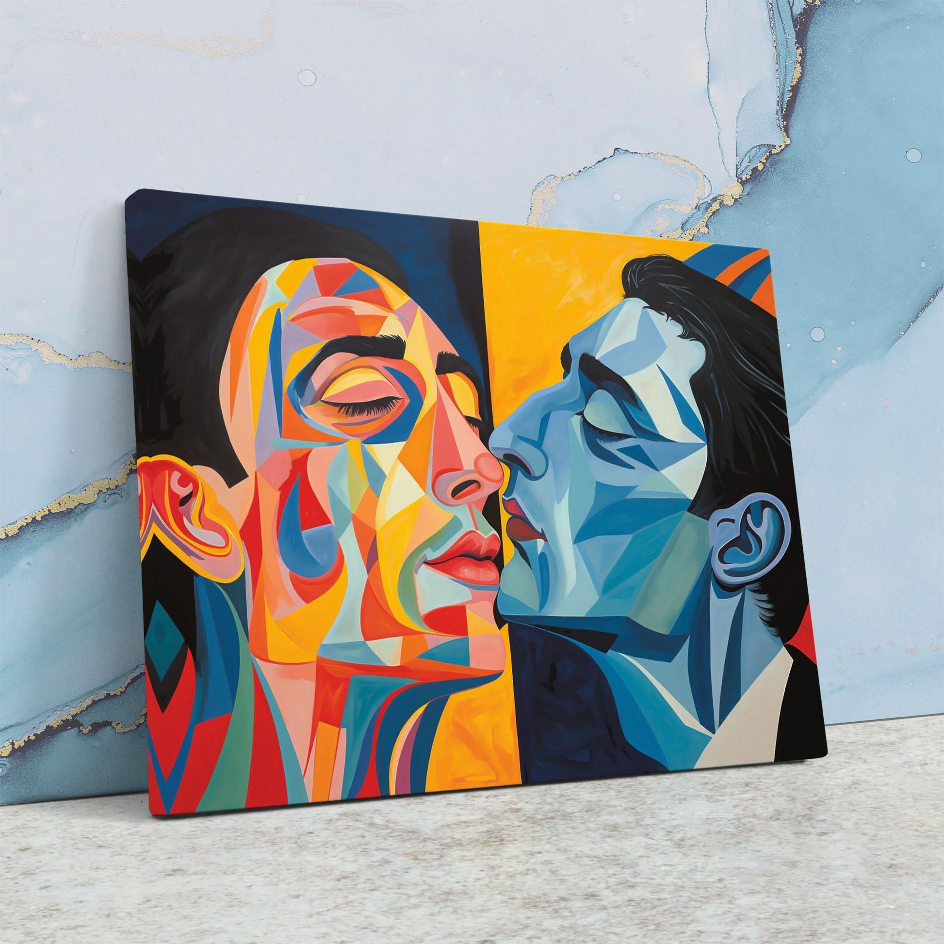 Lover's Pursuit - Large Abstract Canvas Print