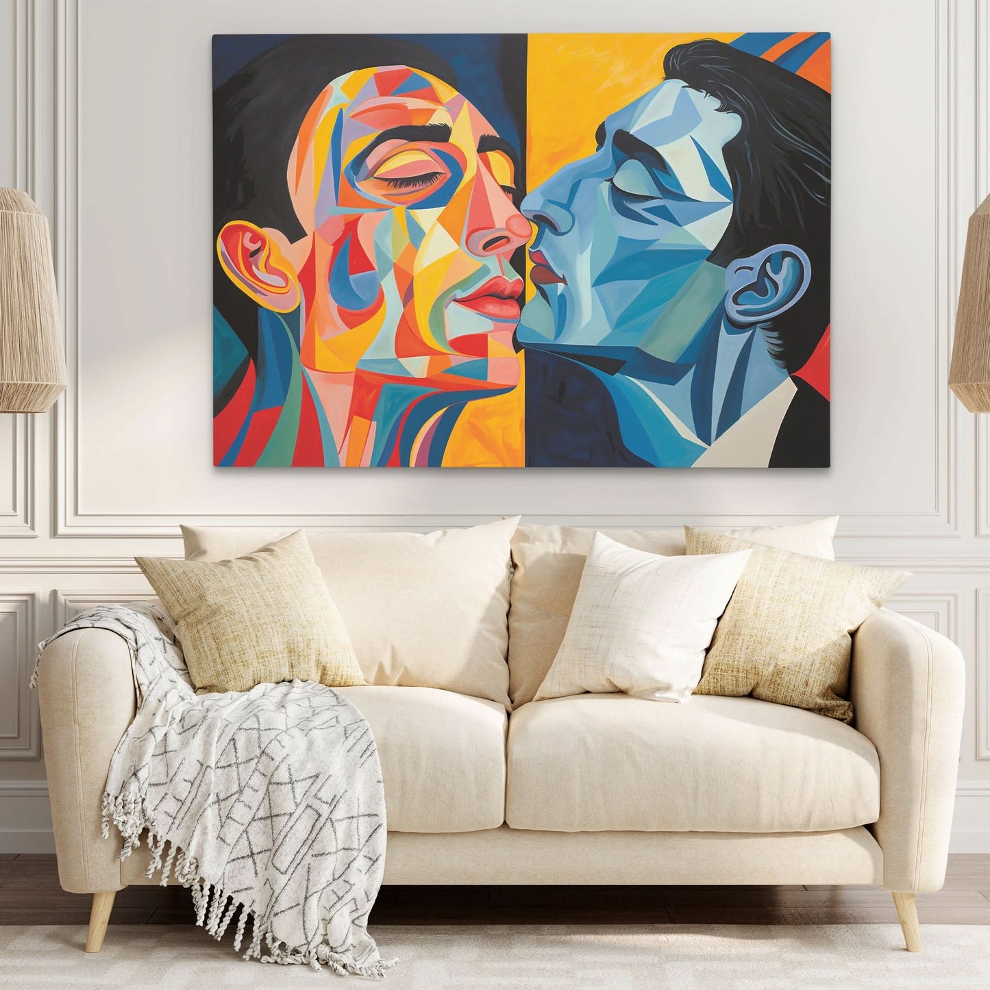Lover's Pursuit - Framed Art Print
