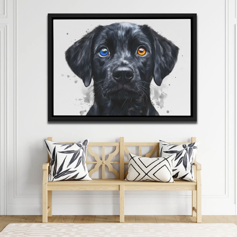 Lucky Eye - Black Wall Art for Living Room