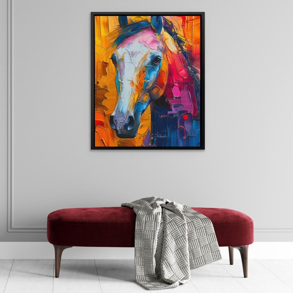 Luminous Allure - Colorful Eclectic Canvas Print