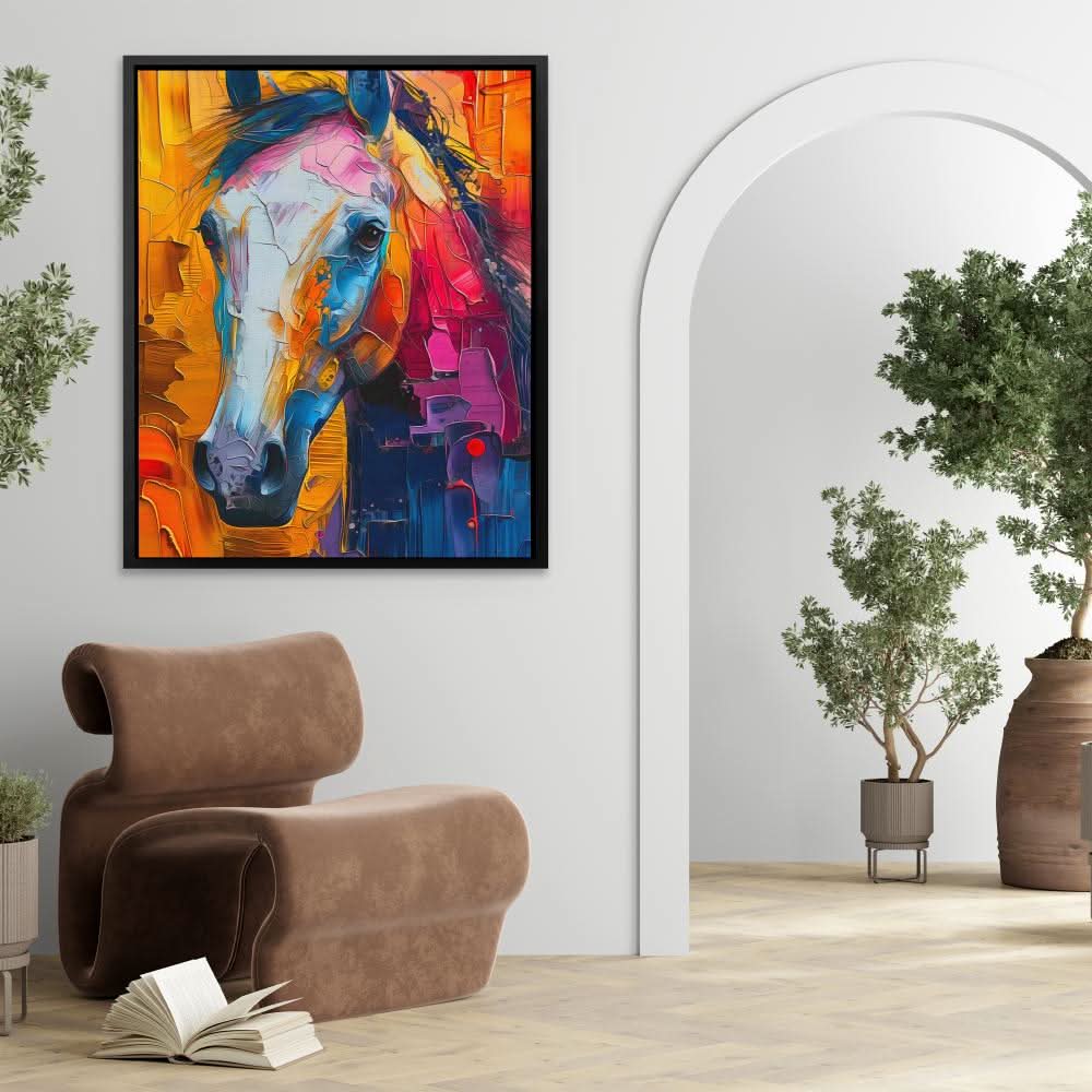 Luminous Allure - Large Abstract Canvas Print
