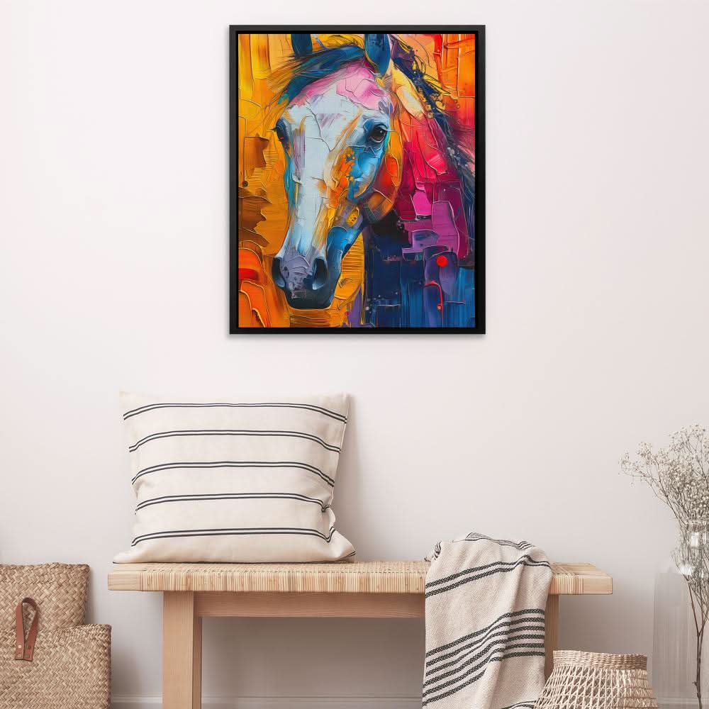 Luminous Allure - Modern Pink Canvas Wall Art
