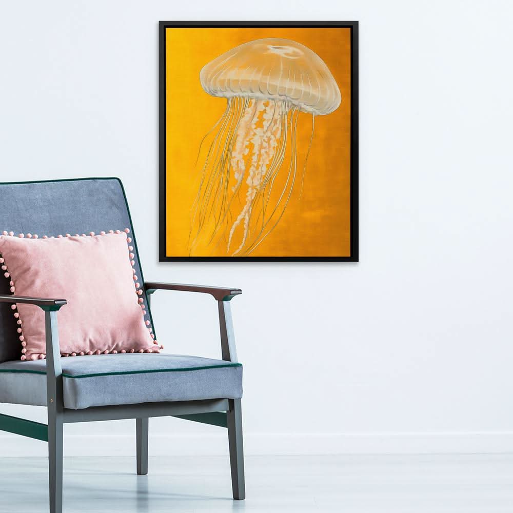 Luminous Float - Oversized Animals Canvas Wall Art