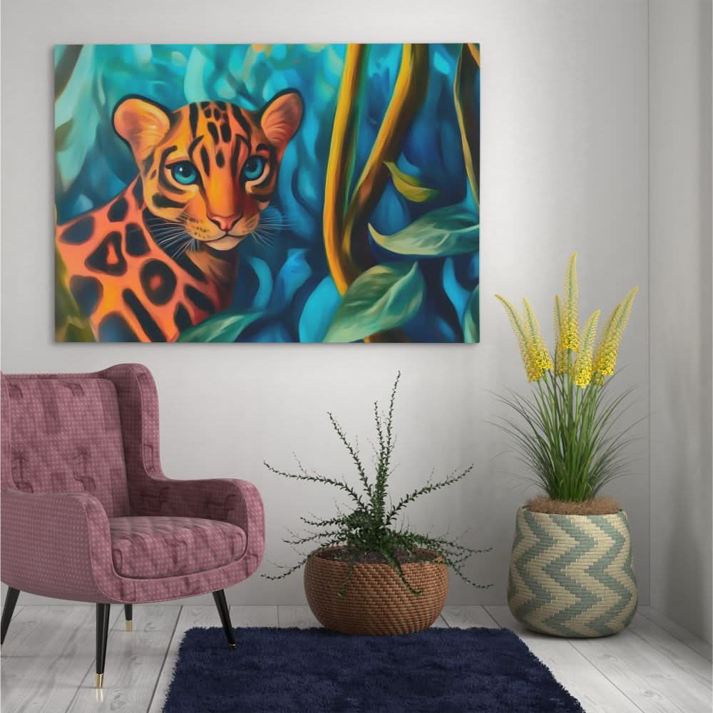 Luscious Leopard - Large Maximalist Canvas Print