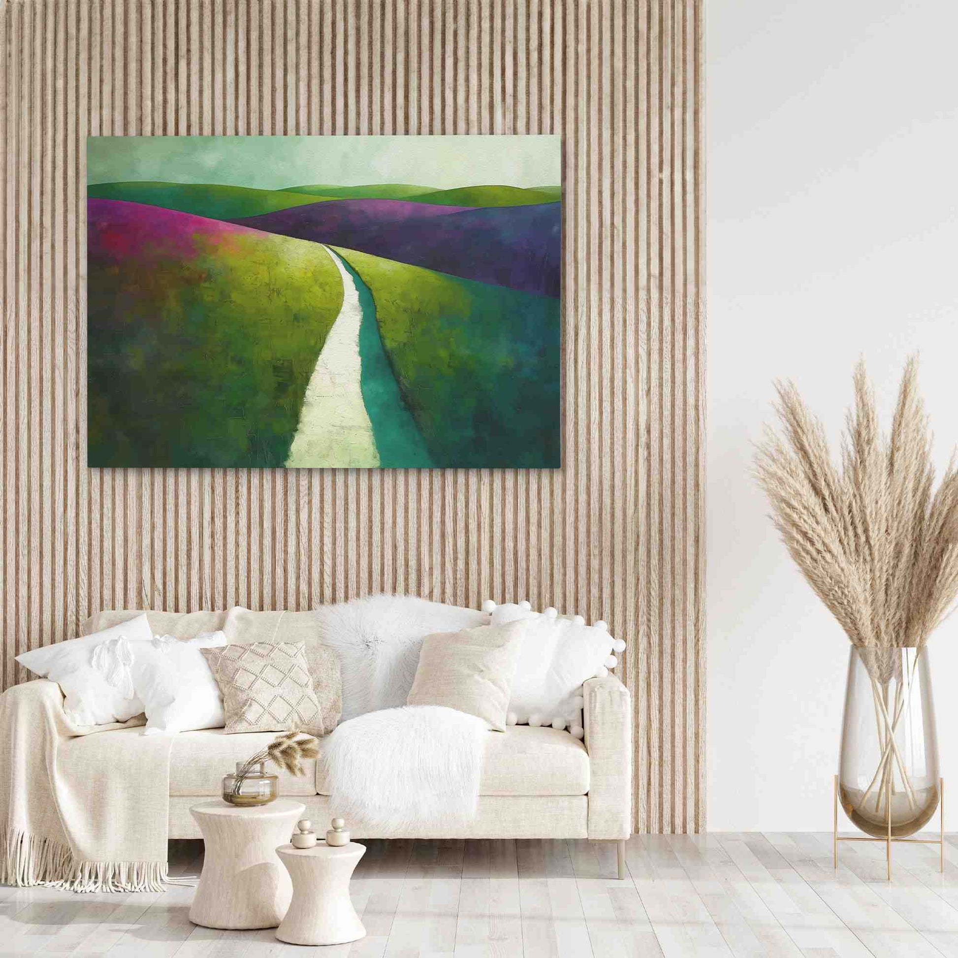 Lush Fields - Green Landscapes Canvas Print