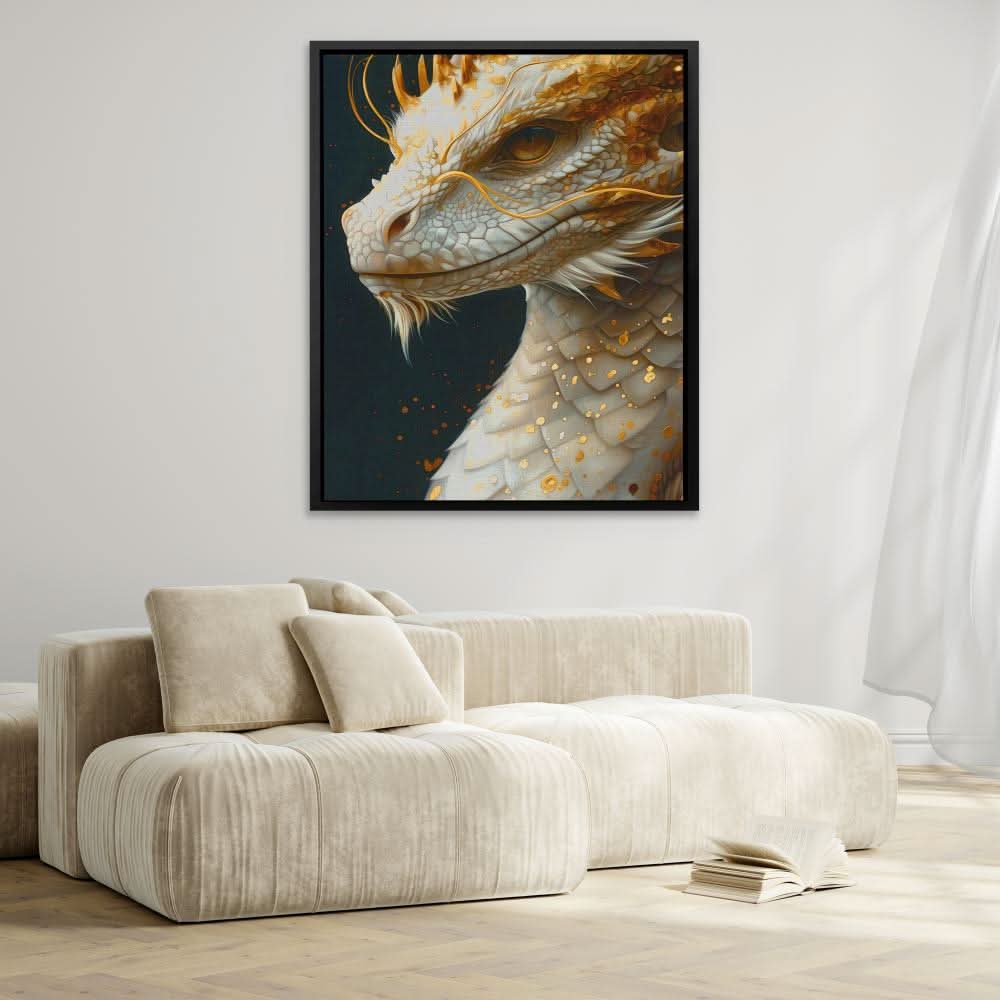Luxurious Dragon - Large Fantasy Canvas Print