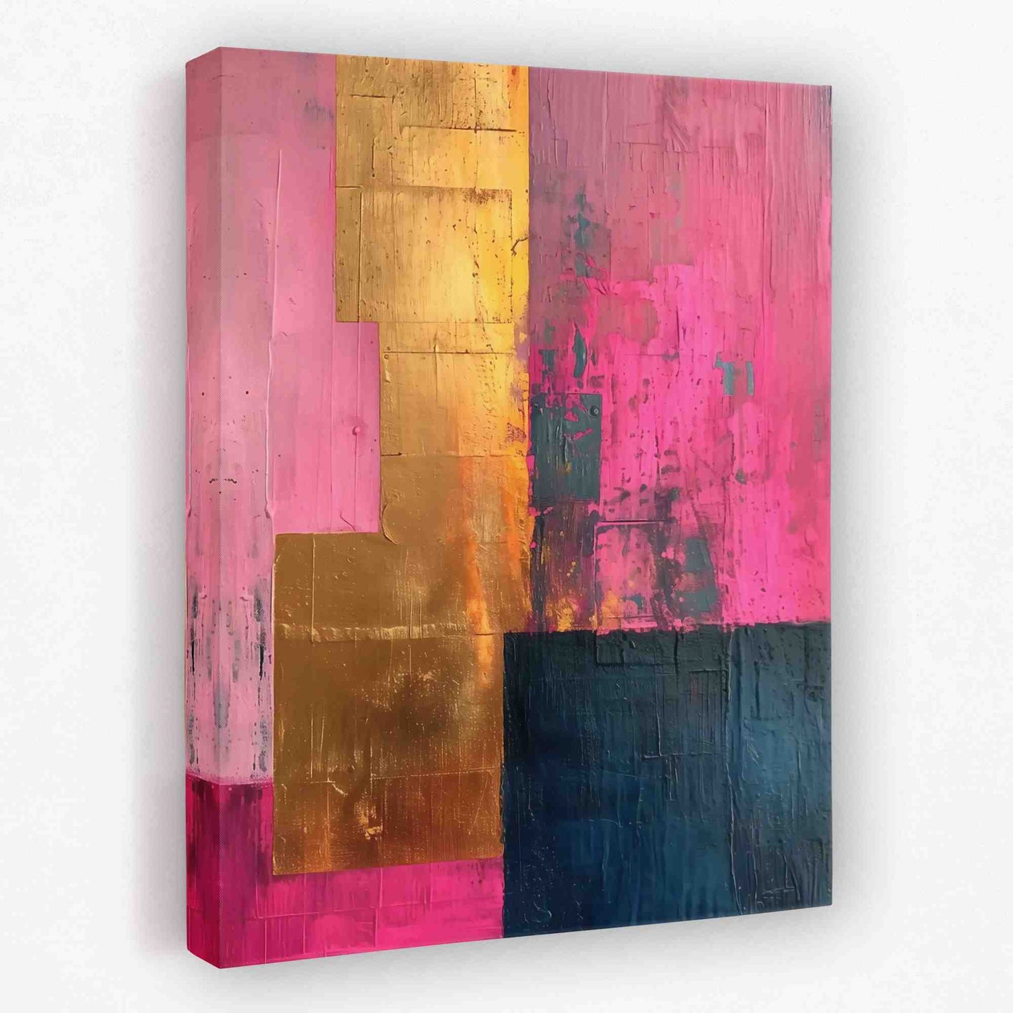 Luxurious Pink - Vertical Canvas Wall Art
