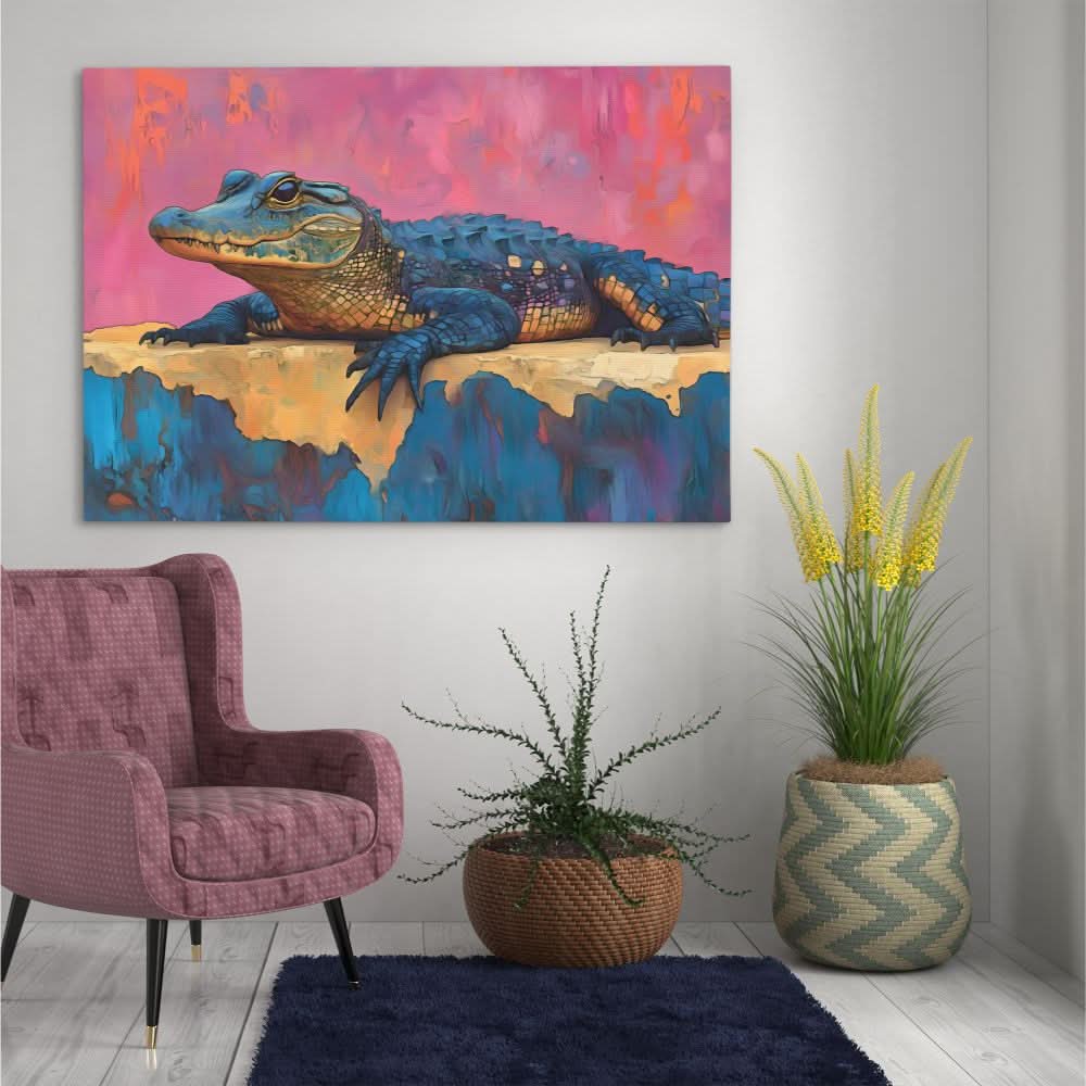 Luxury Crocodile - Animals Art for Office