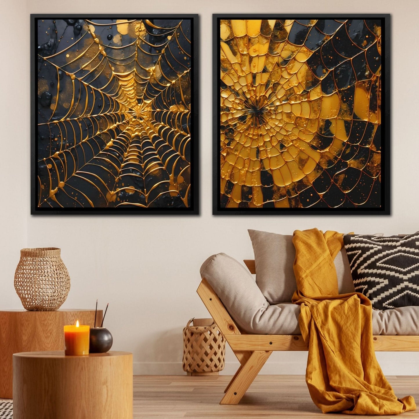 Luxury Webs (2) Set - Luxury Wall Art