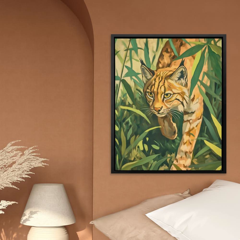 Lynx Jungle Stalker - Animals Art for Living Room