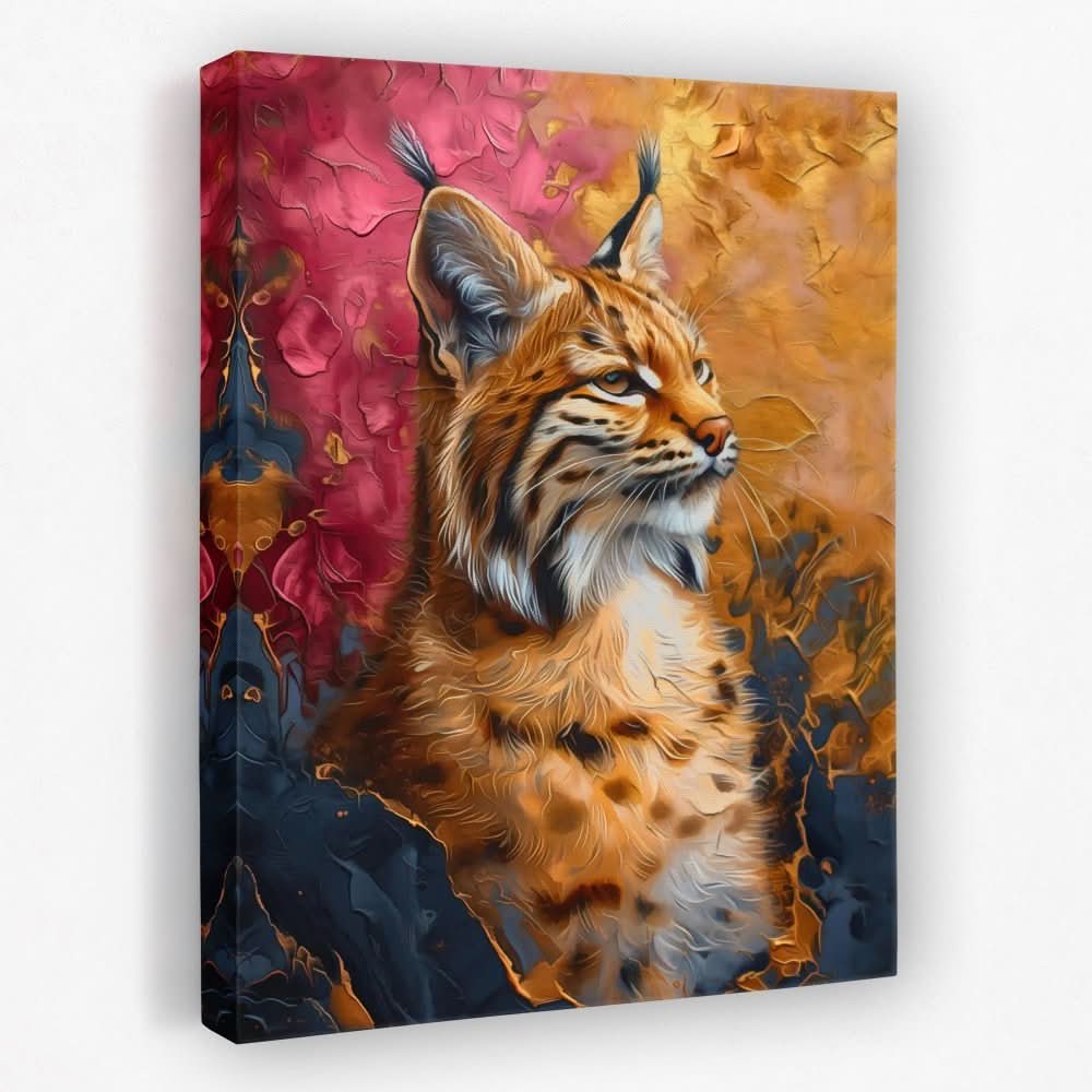 Lynx Portrait - Animals Canvas Wall Art