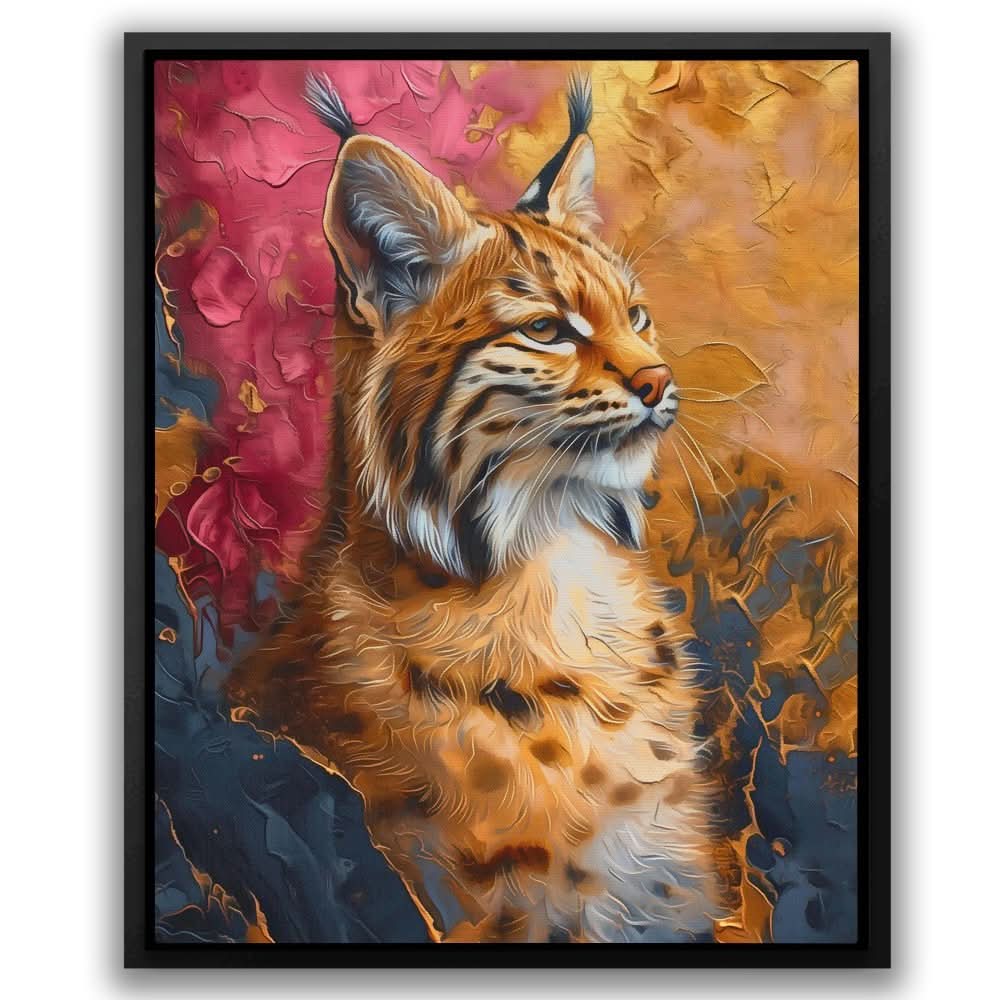 Lynx Portrait - Large Canvas Print