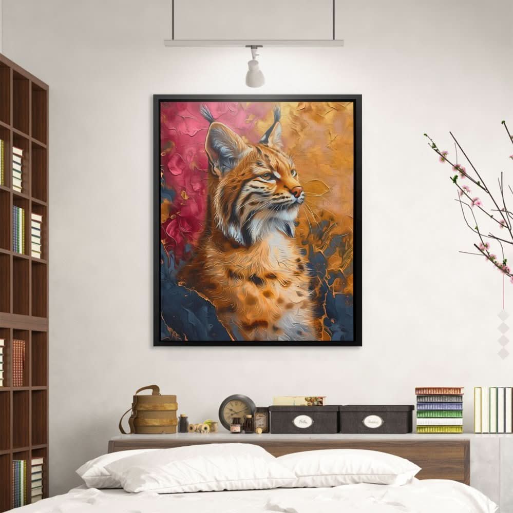 Lynx Portrait - Animals Art for Bedroom