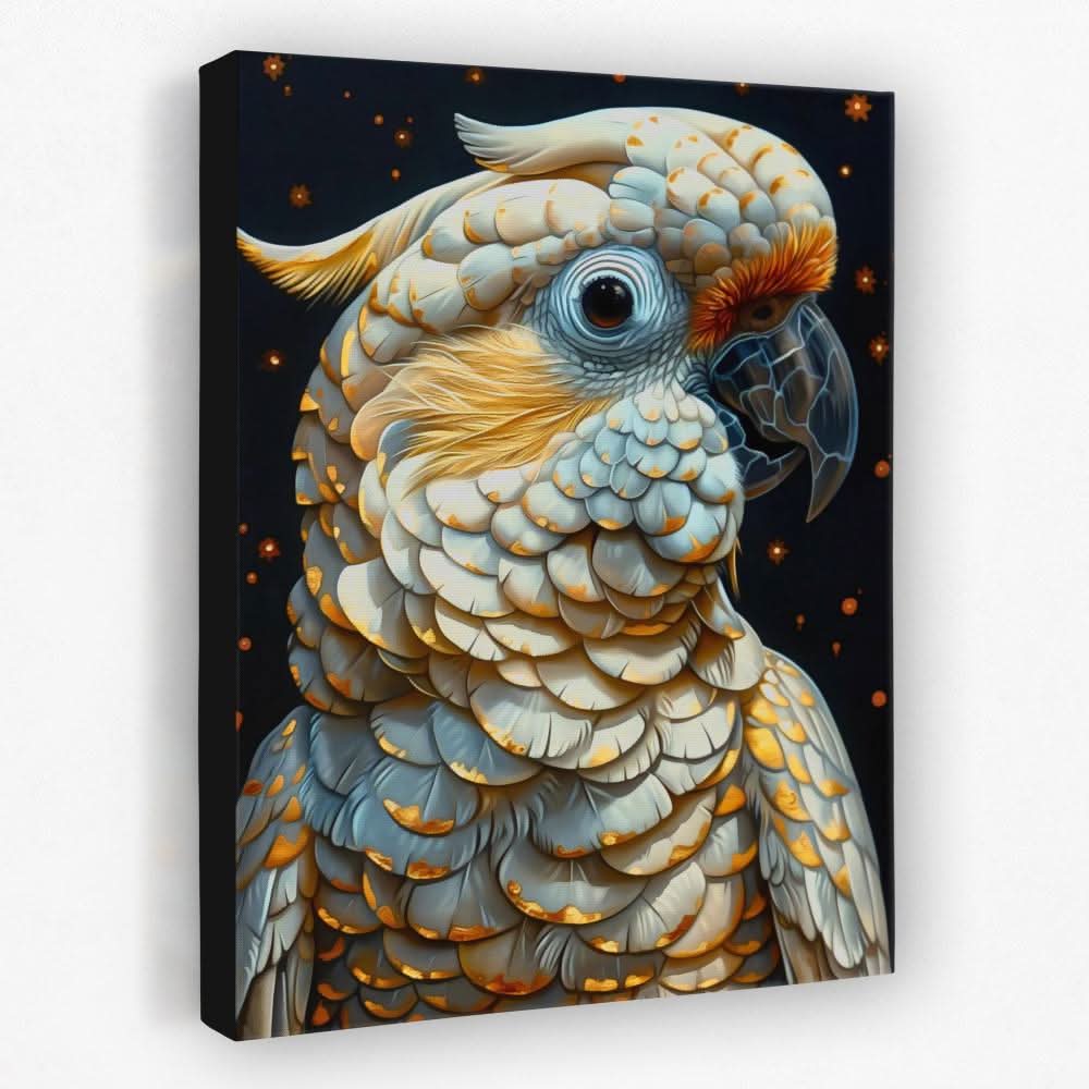 Magical Parrot - Animals Canvas Wall Art