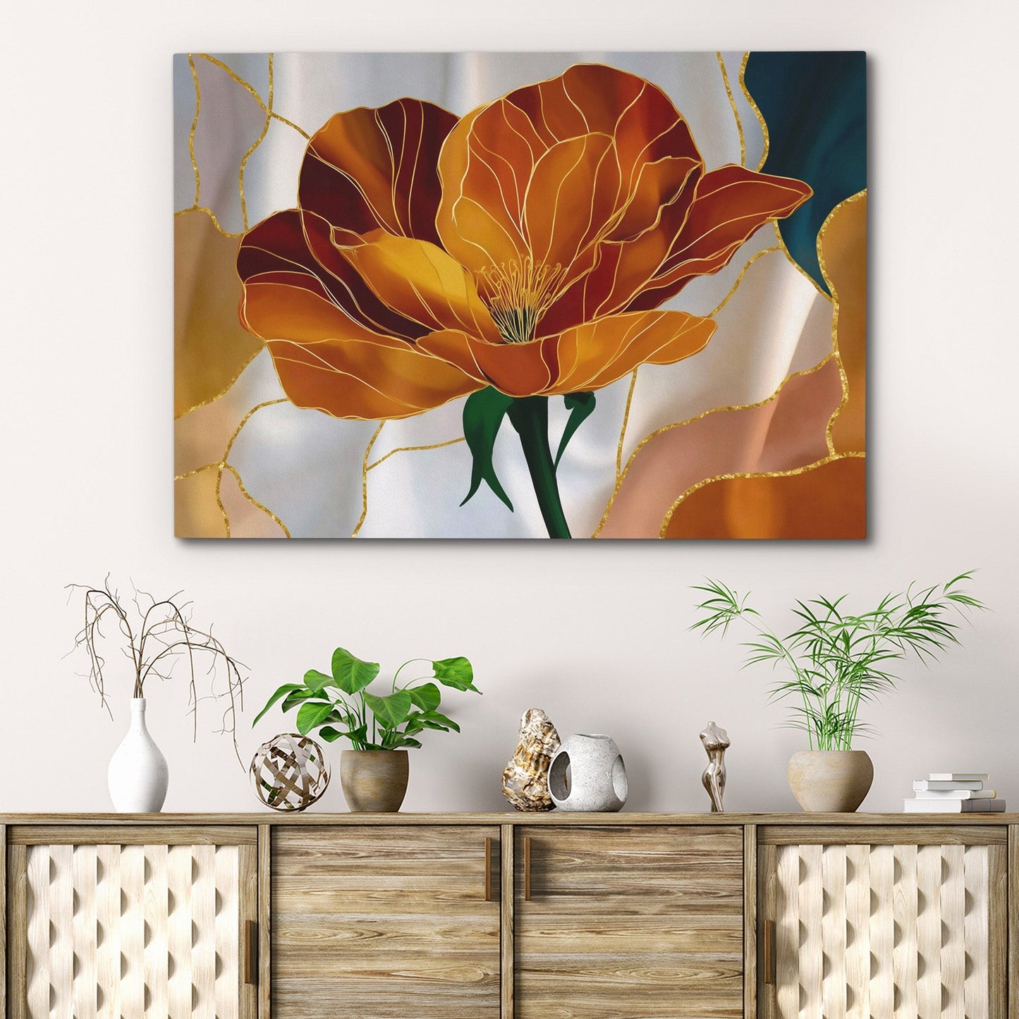 Magnolias Golden Glow - Luxury Wall Art