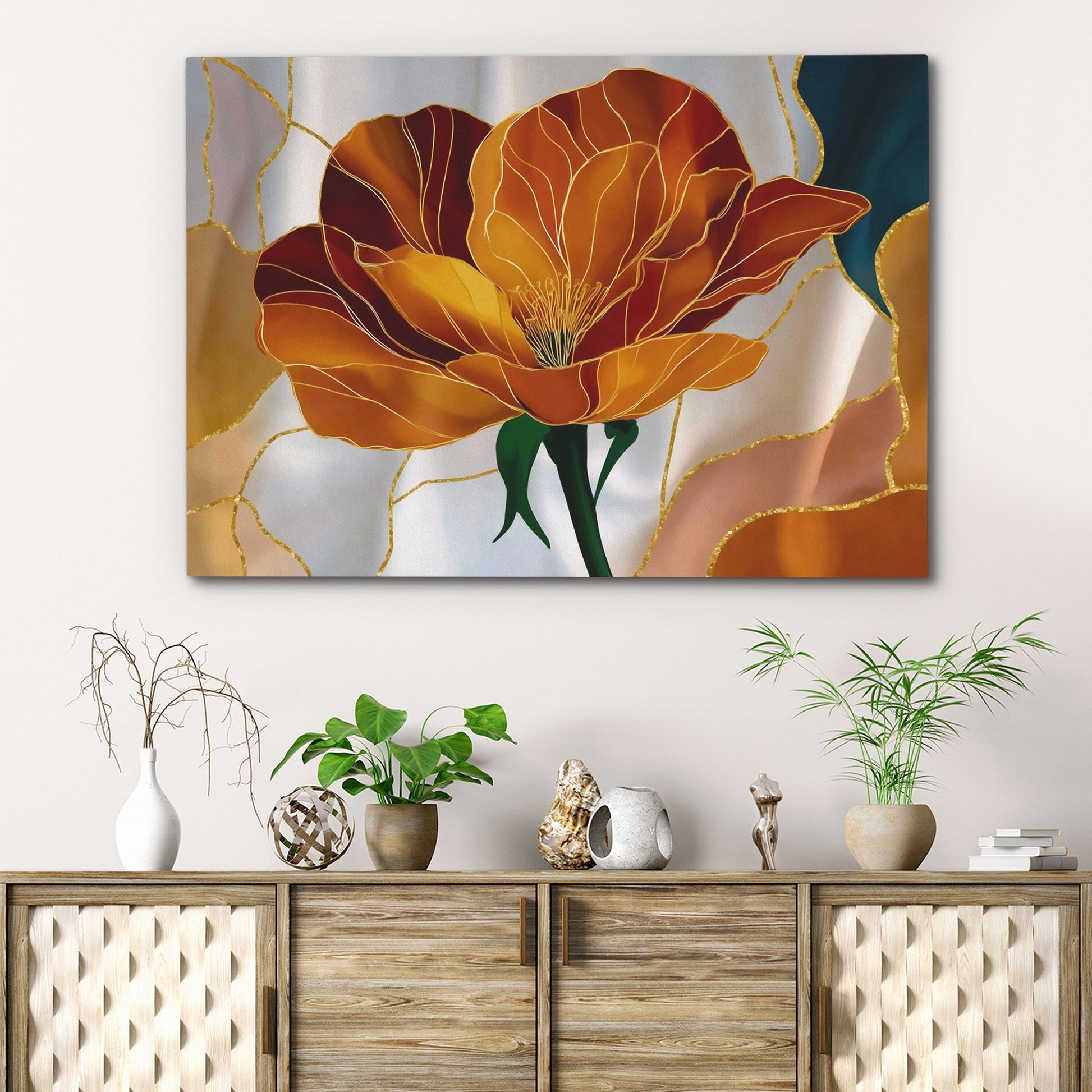 Magnolias Golden Glow - Luxury Wall Art