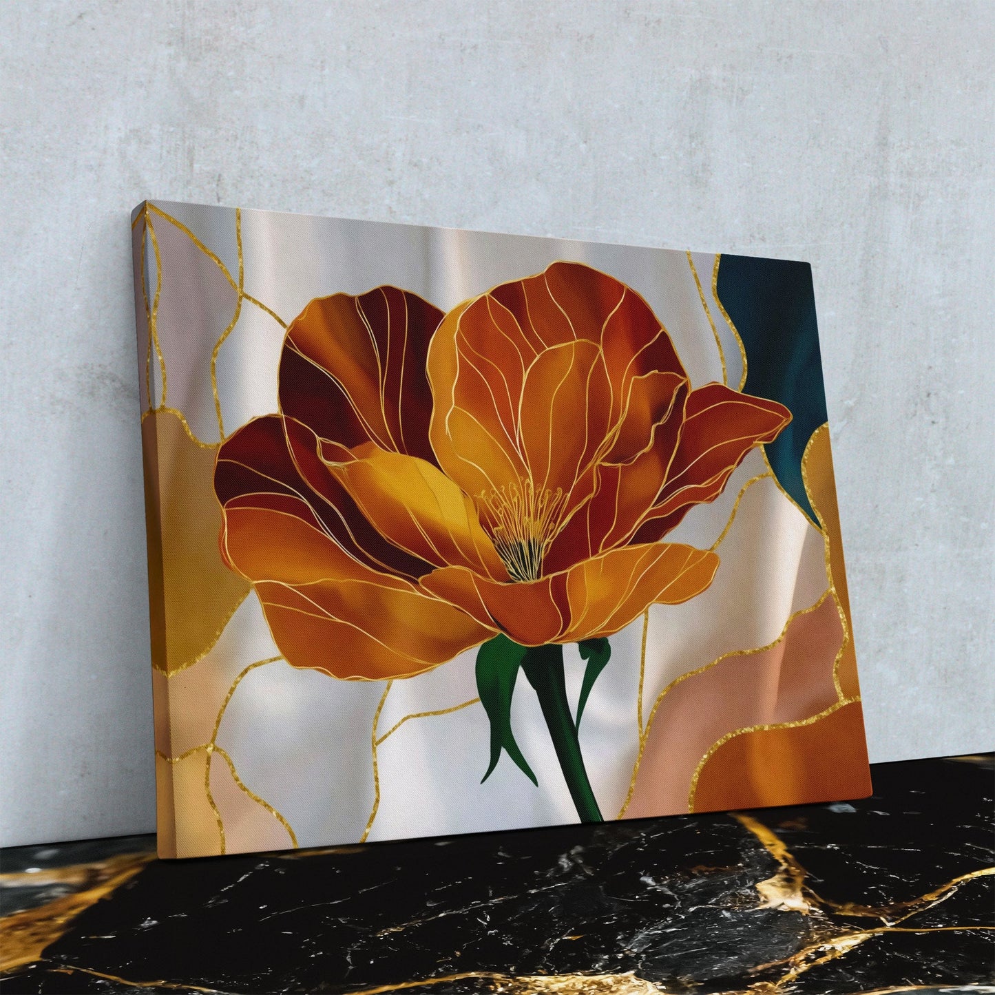 Magnolias Golden Glow - Luxury Wall Art
