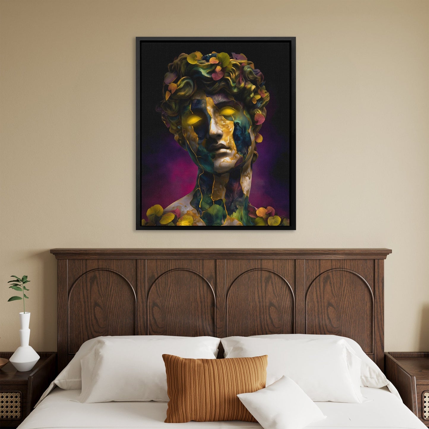Marble Dreams Bloom - Luxury Wall Art