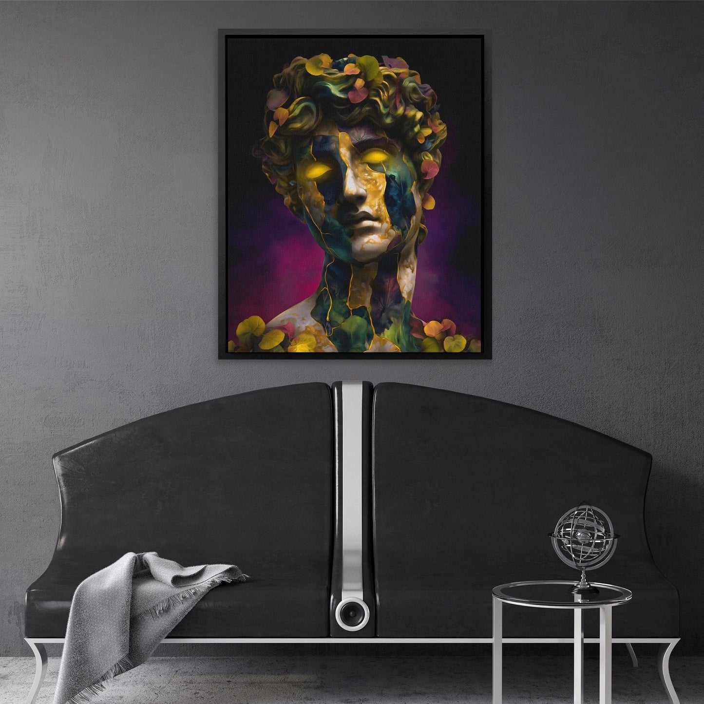 Marble Dreams Bloom - Luxury Wall Art