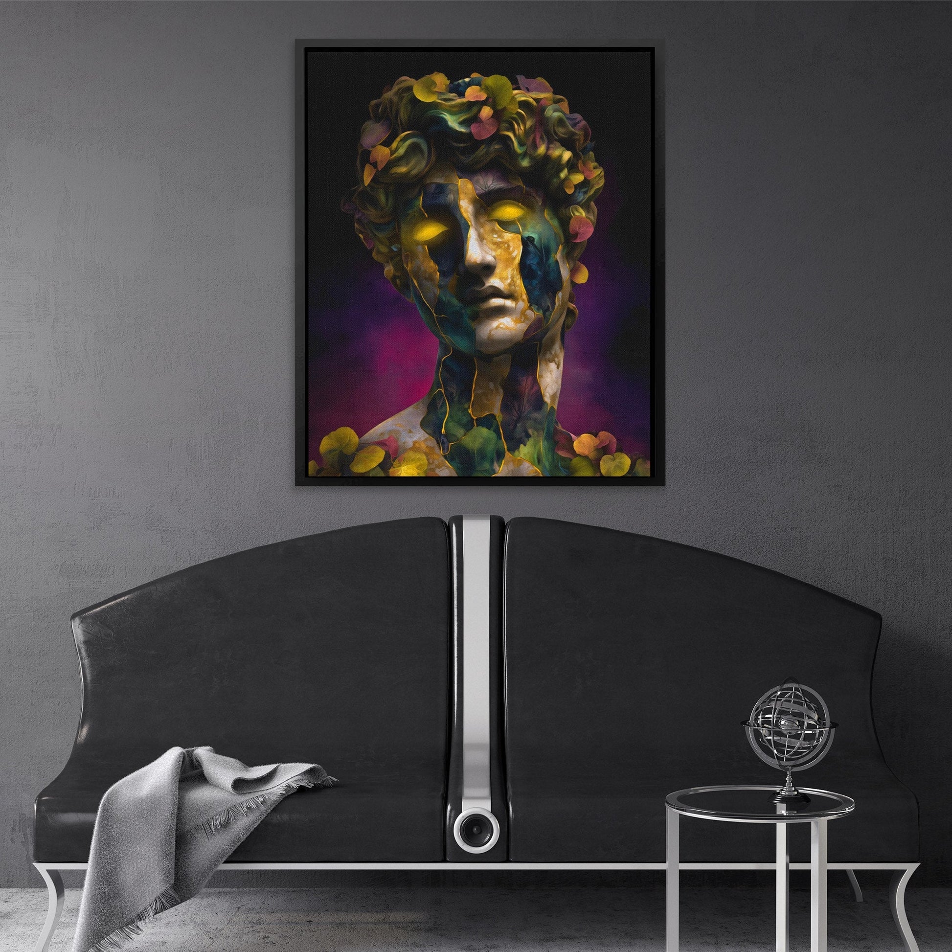 Marble Dreams Bloom - Luxury Wall Art