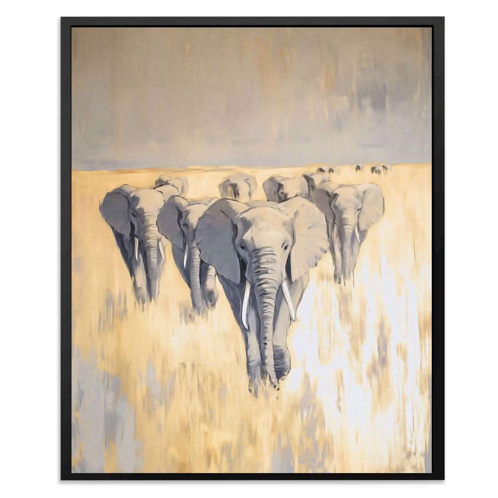 March of the Titans - Large Minimalist Canvas Print
