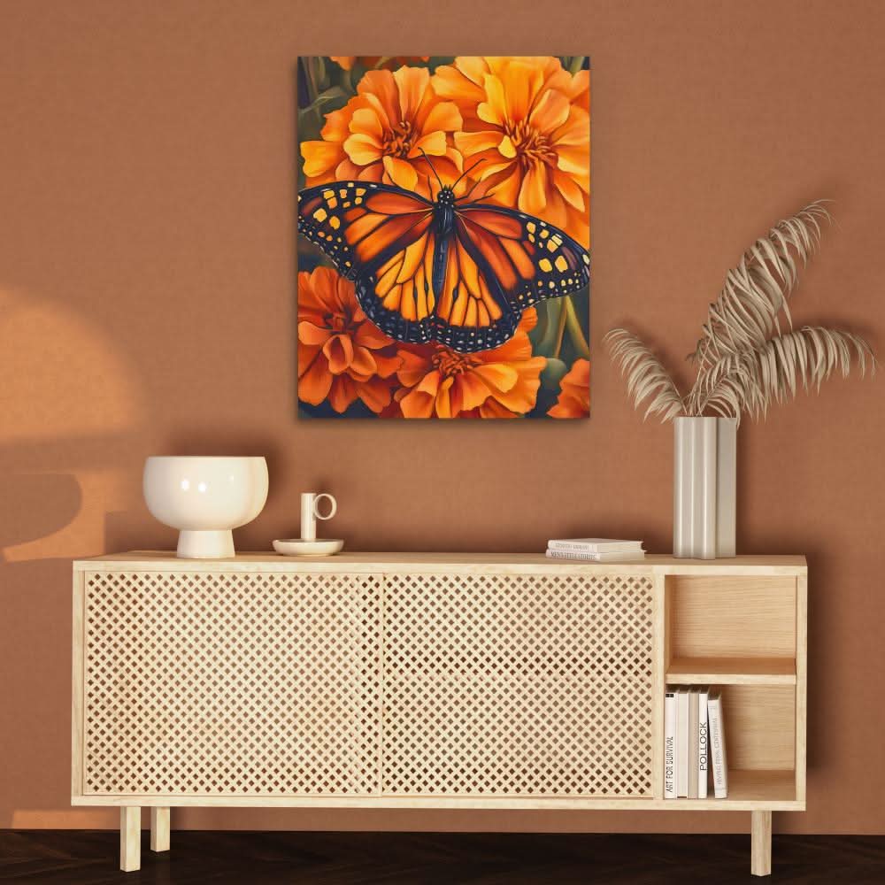 Marigold Majesty - Animals Art for Kitchen