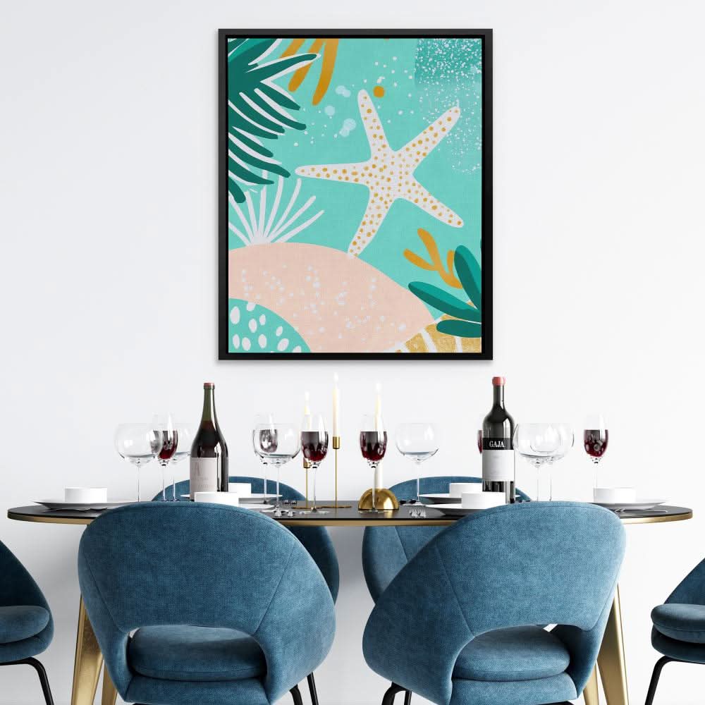 Marine Starfish - Beach Art for Bathroom
