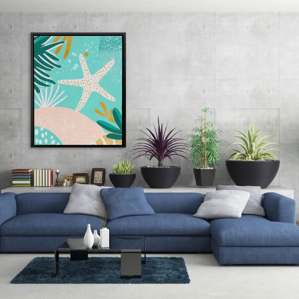 Marine Starfish - Minimalist Wall Art Print