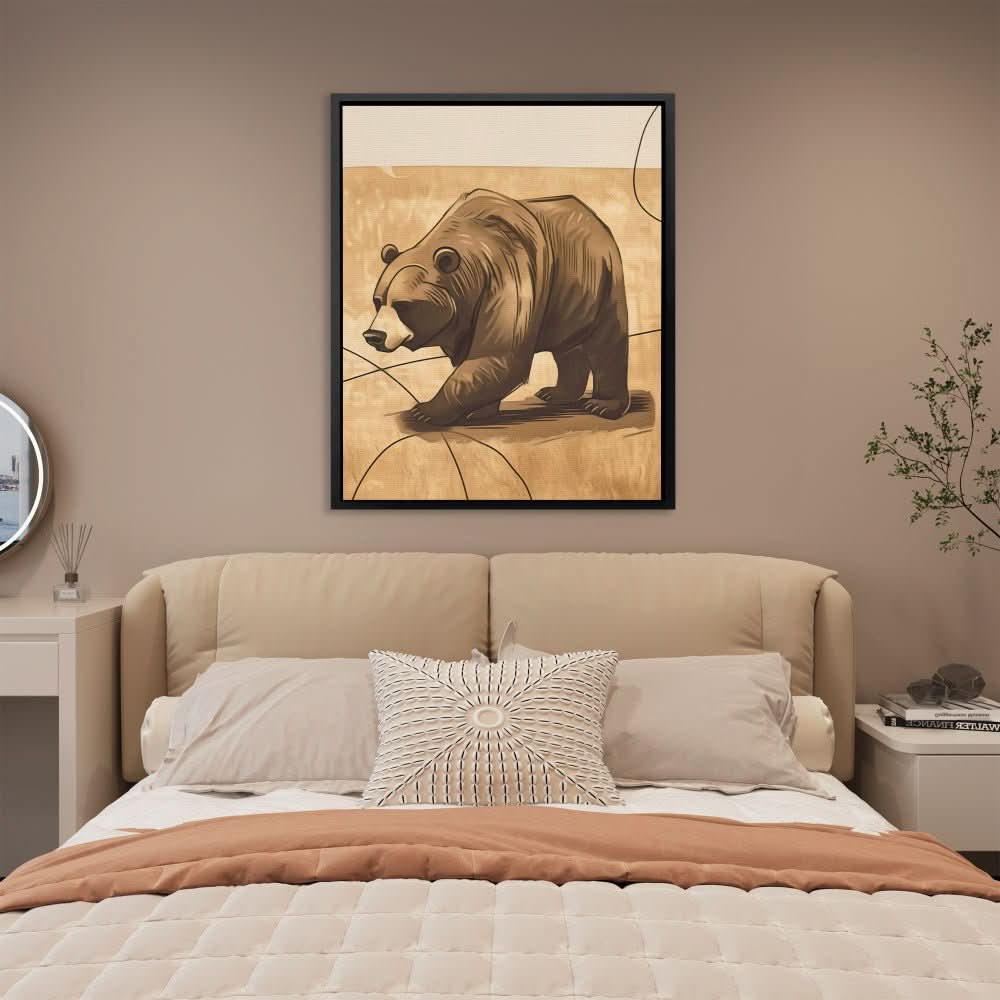 Market Bearverick - Animals Art for Home Office
