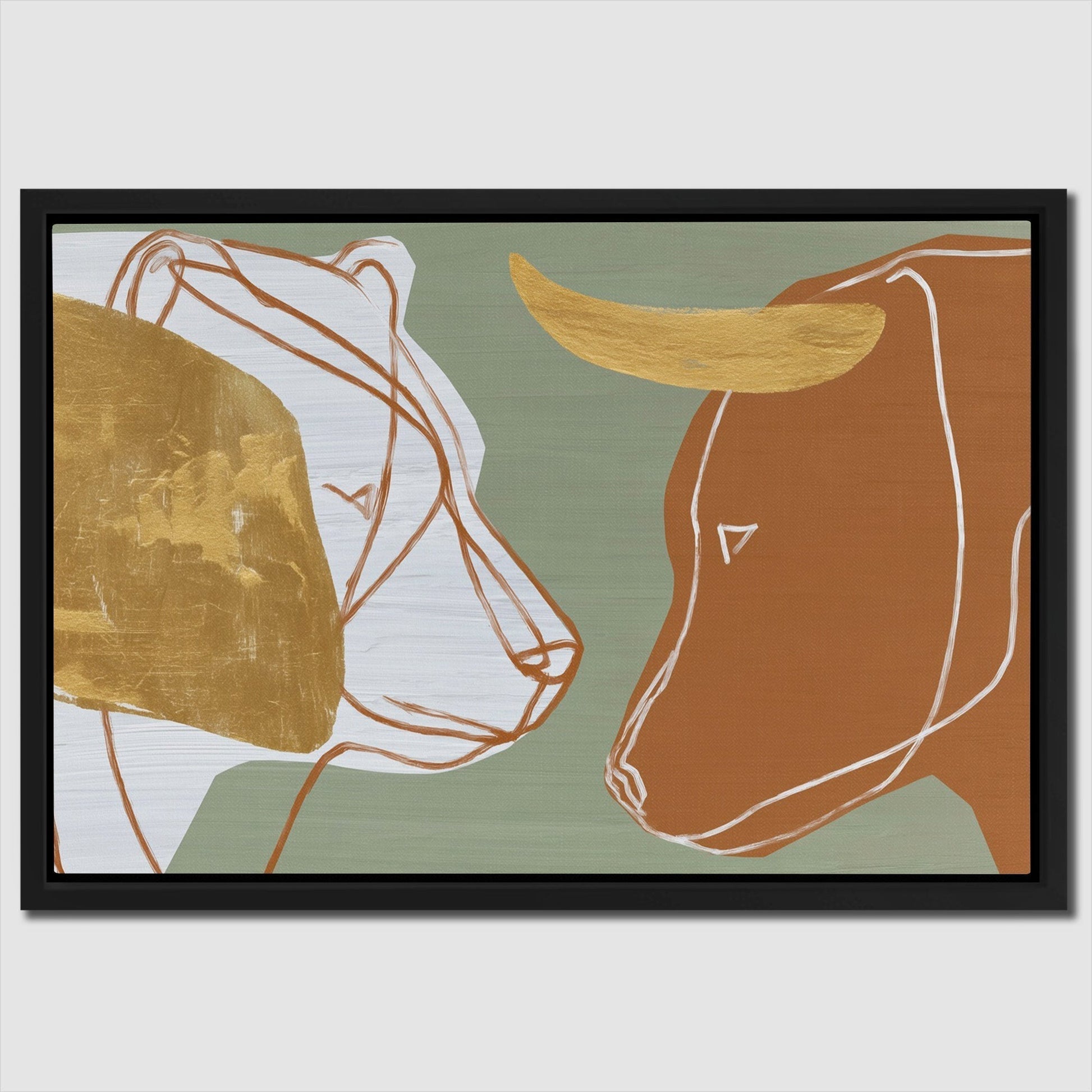 Market Lines - Luxury Wall Art
