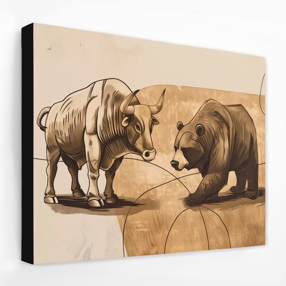 Market Mavericks - Animals Canvas Wall Art