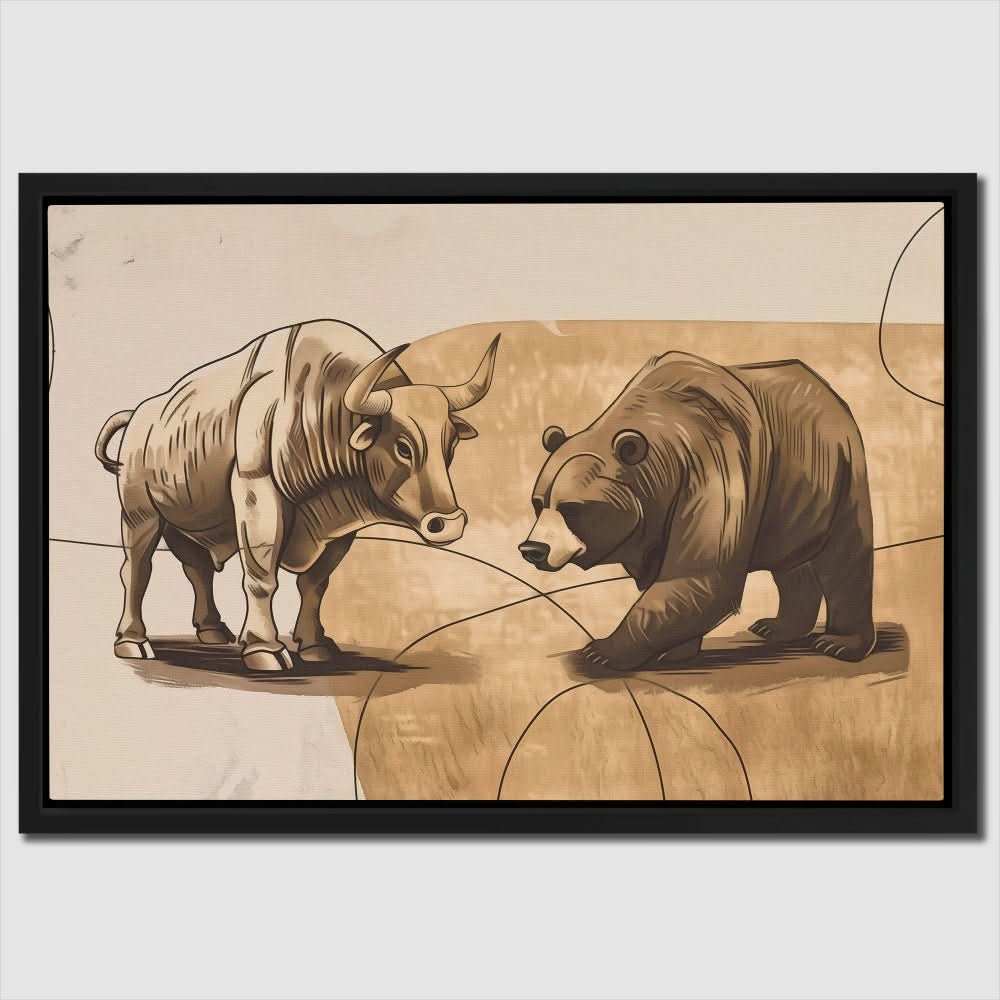 Market Mavericks - Animals Art for Home Office