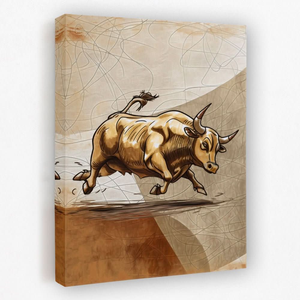 Market Opposite - Animals Canvas Wall Art