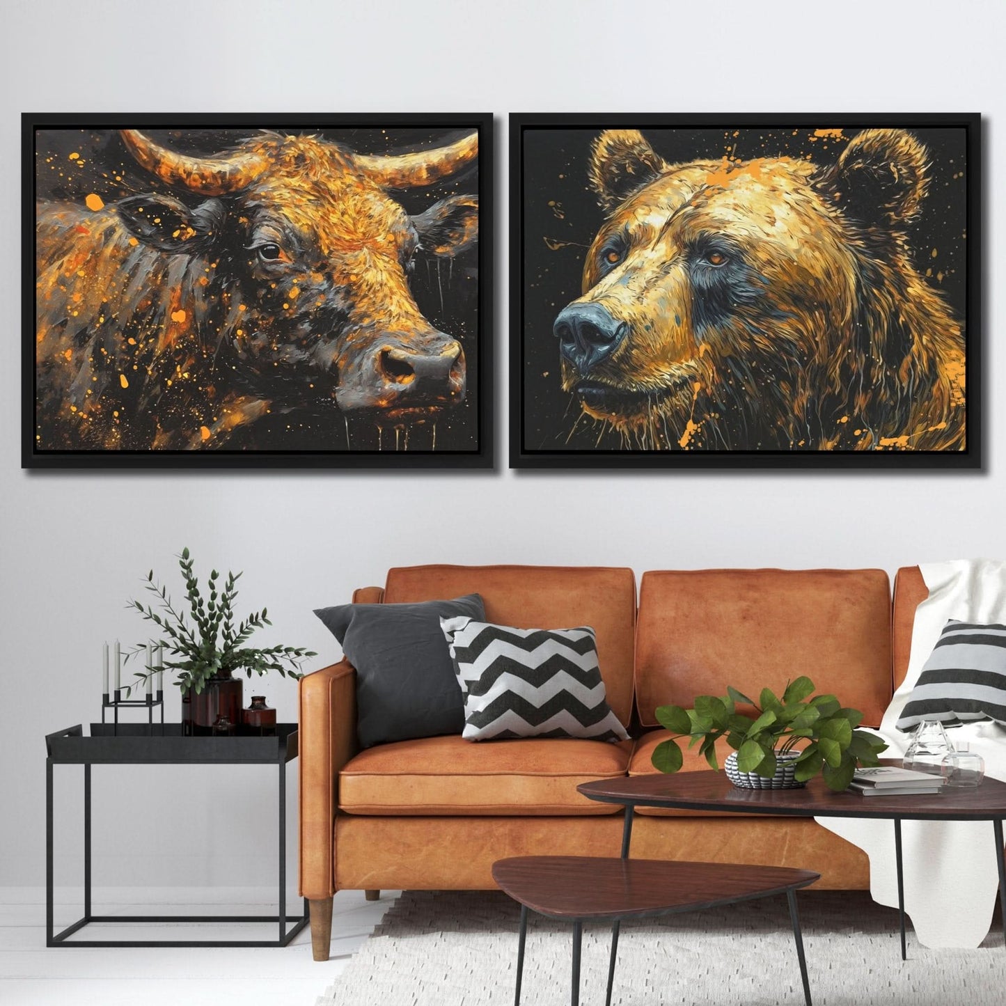 Market Titans - Luxury Wall Art