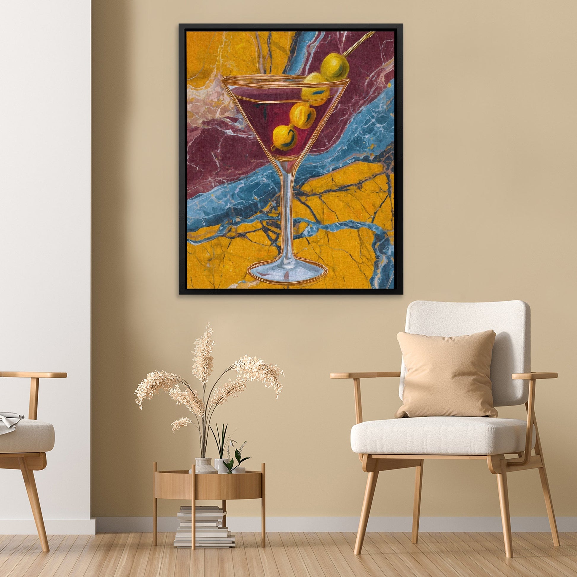Martini at Midnight - Luxury Wall Art