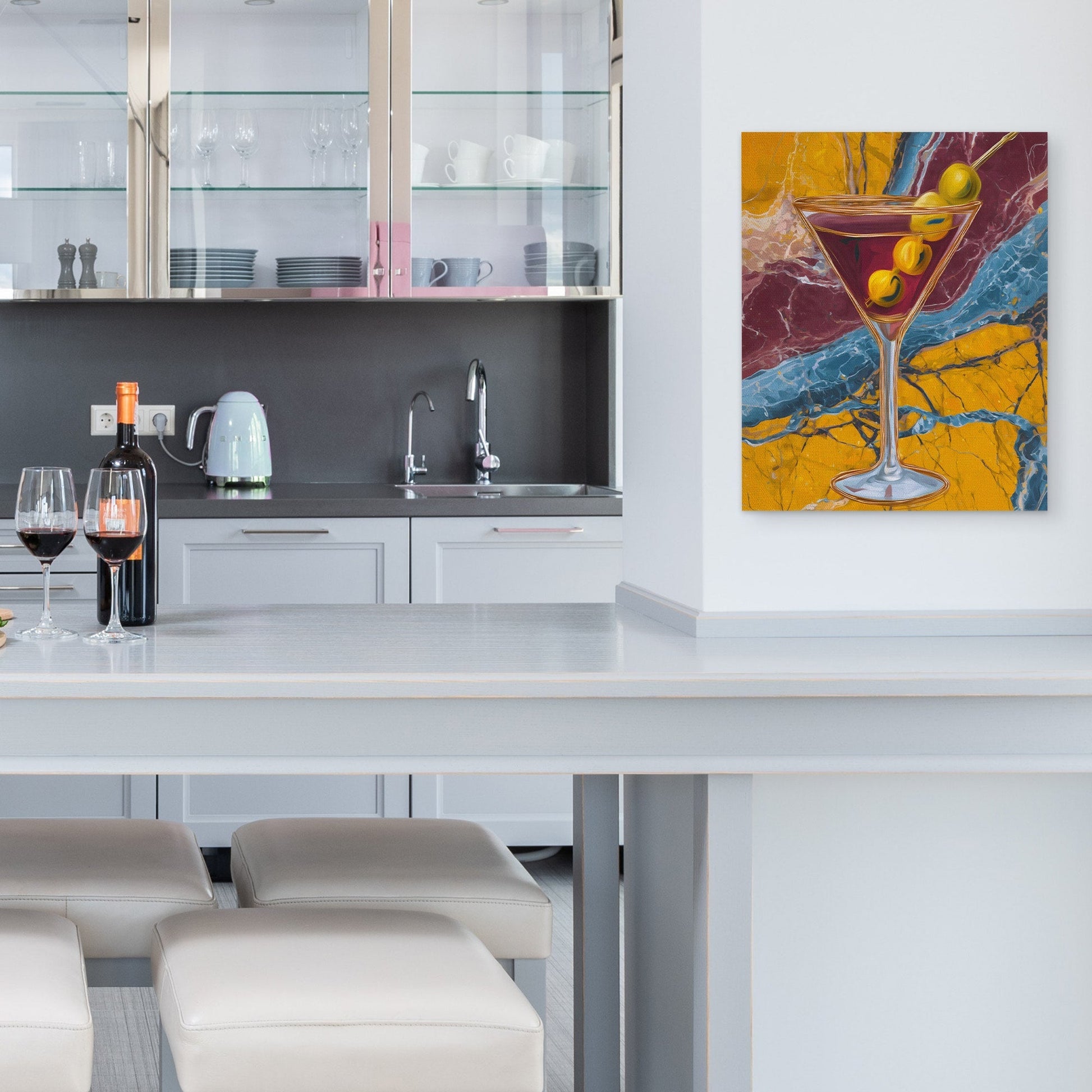 Martini at Midnight - Luxury Wall Art