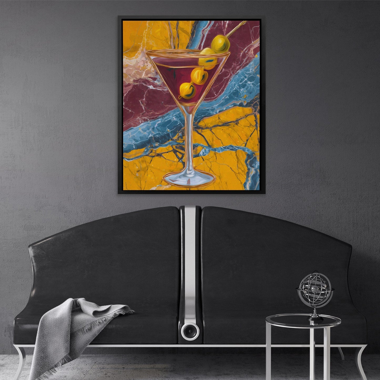 Martini at Midnight - Luxury Wall Art