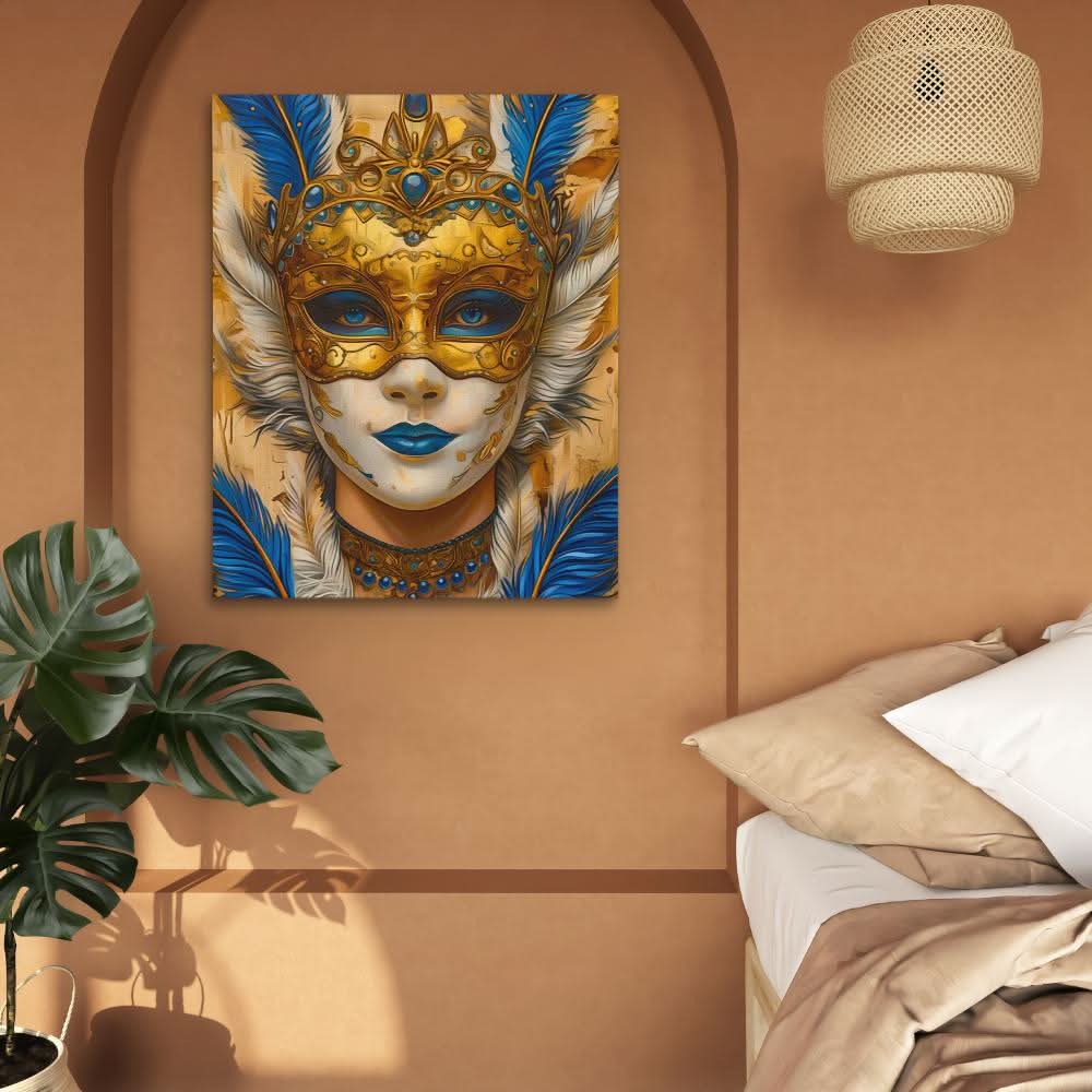 Masked Venetian - Female Art