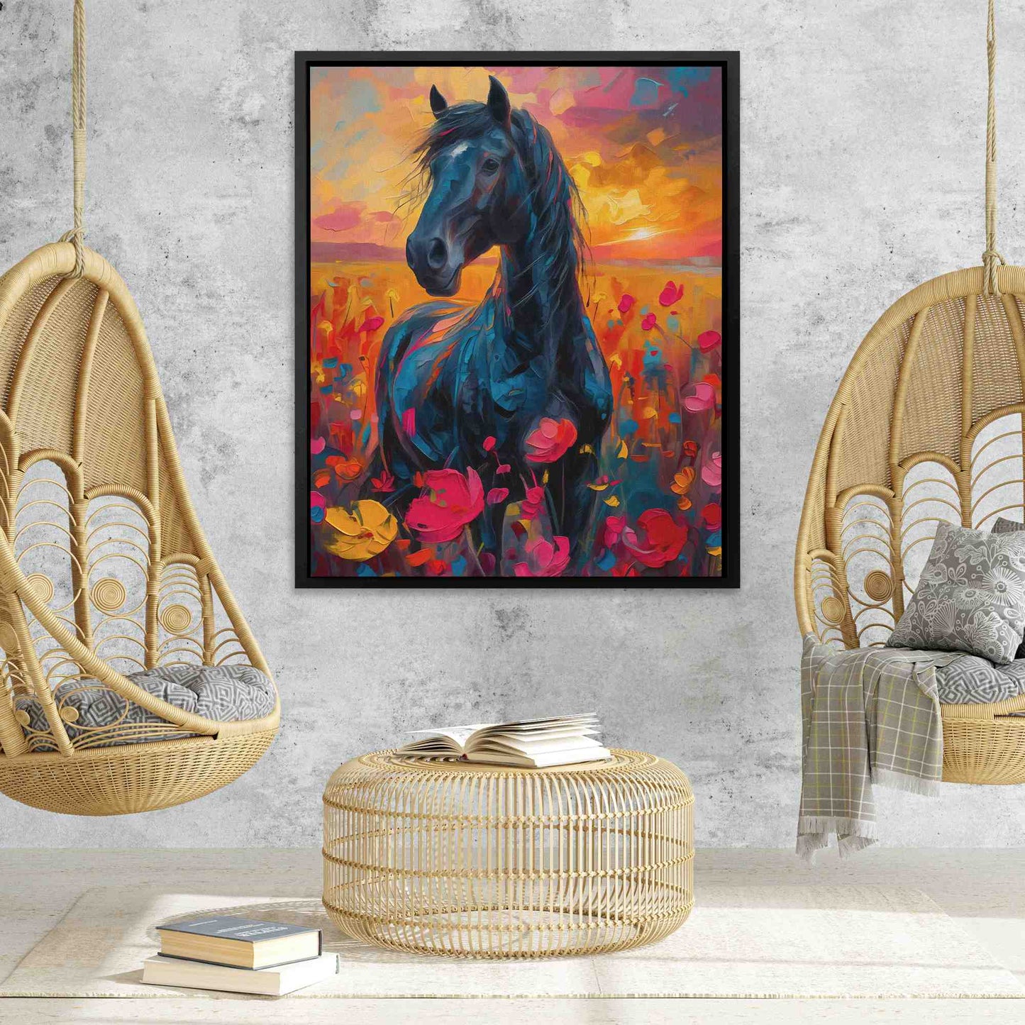 Meadow Charm - Colorful Wall Art for Bedroom